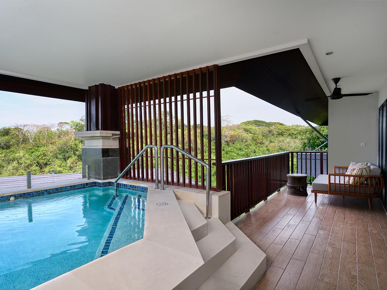 Plunge Pool and Balcony